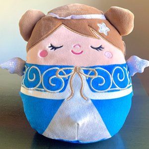2021 8" Hetty 1424 Blue Silver Christmas Angel Retired Squishmallows MWMT
